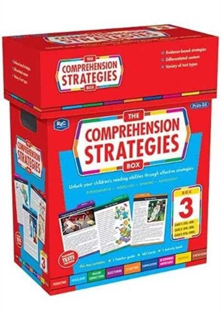 Cover for RIC Publications · The Comprehension Strategies Box 3: Unlock your children's reading abilities through effective strategies. - The Comprehension Strategies Box (Bok) (2021)
