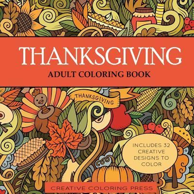 Cover for Creative Coloring · Thanksgiving Adult Coloring Book (Pocketbok) (2016)