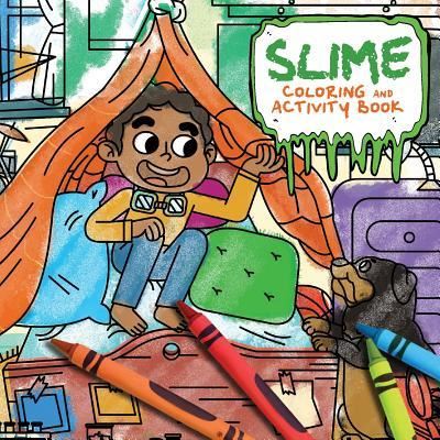 Cover for Ashia Ervin · Slime Coloring and Activity Book (Paperback Book) (2019)