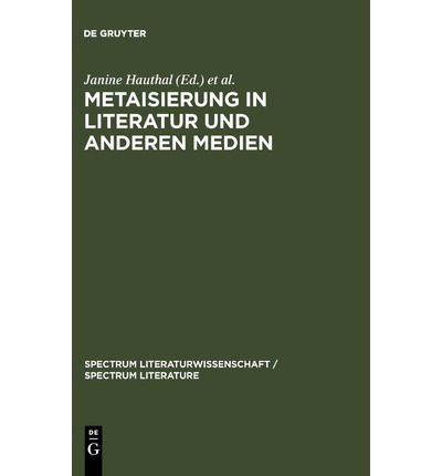 Cover for Et Al. · Metaisierung i.Literatur u.and.Medien (Book) [German edition] (2007)