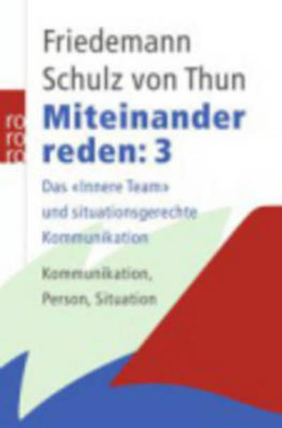 Cover for Friedemann Schulz Von Thun · Roro Tb.60545 Schulz.miteinander Red.3 (Book)