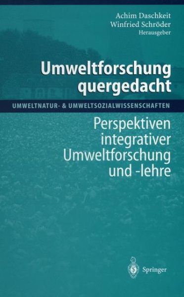 Cover for Achim Daschkeit · Umweltforschung Quergedacht (Hardcover Book) [1998 edition] (1998)