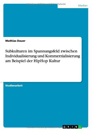 Cover for Dauer · Subkulturen im Spannungsfeld zwis (Bok) [German edition] (2013)