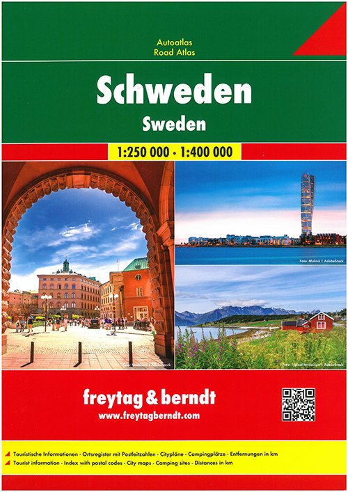 Cover for Freytag &amp; Berndt · Sweden  Road Atlas 1:400 000 (Kartor) (2018)