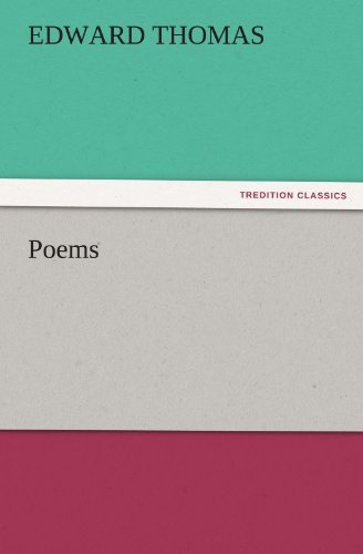 Cover for Edward Thomas · Poems (Tredition Classics) (Paperback Book) (2012)