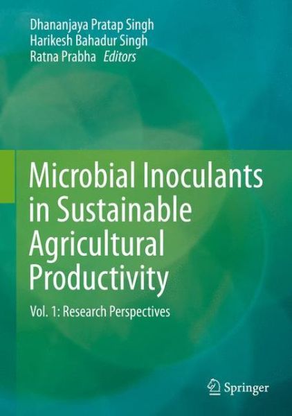 Cover for Microbial Inoculants in Sustainable Agricultural Productivity: Vol. 1: Research Perspectives (Innbunden bok) [1st ed. 2016 edition] (2016)