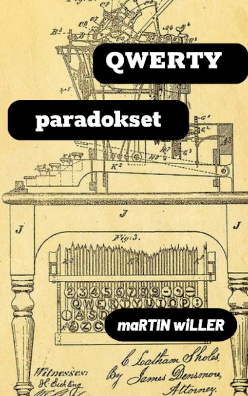 Cover for Martin Willer · Qwerty paradokset (Hardcover Book) [1st edition] (2024)