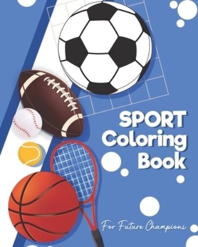 Cover for Med Hadi Allani · Sports Coloring Book (Paperback Book) (2020)