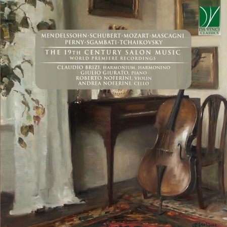 Cover for Claudio &amp; Giulio Giurato &amp; Roberto Noferini Brizi · 19th Century Salon Music (CD) (2022)