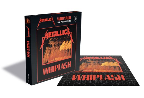 Whiplash (500 Piece Jigsaw Puzzle) - Metallica - Brætspil - ZEE COMPANY - 0803341518452 - February 26, 2021
