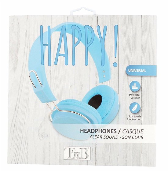 Cover for Av · Av-acc - Happy 2 Stereo Headphones Blue (AV-ACC) (Leksaker)
