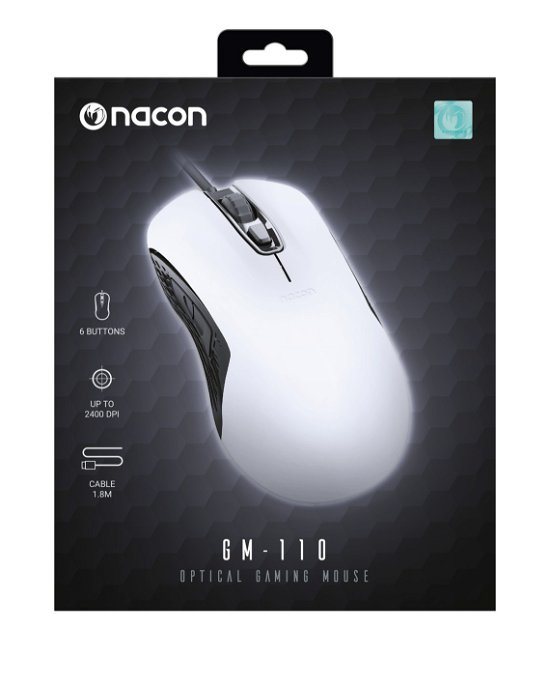 Cover for Pc DVD Rom · NACON OPTICAL GAMING MOUSE 110 White (PS4) (2019)