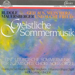 Eine Geistl Summer Music - Mauersberger / Unger,wolf - Música - THOR - 4003913122452 - 1 de outubro de 1995