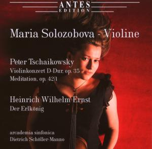 Cto for Violin & Orch / Der Elkonig - Tchaikovsk / Arcademia Sinfonica / Solozobova - Musik - ANT - 4014513023452 - 11. november 2007