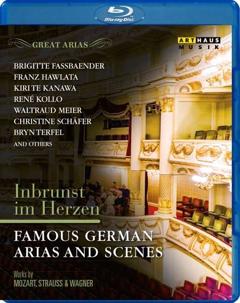 Cover for Strauss / Fassbaender / Marton · Great Arias: Inbrunst Im Herzen (Blu-Ray) (2016)