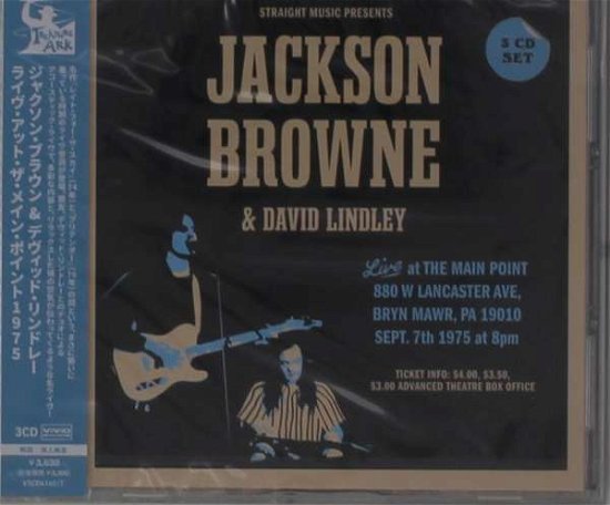 Live At The Main Point 1975 - Jackson Browne - Música - VIVID SOUND - 4540399041452 - 28 de maio de 2021
