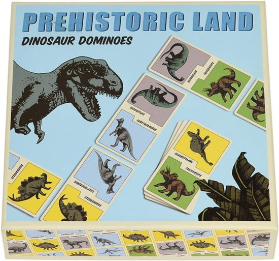 Cover for Dinosaur dominoes - Prehistoric Land (GAME) (2023)