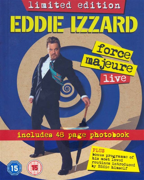 Cover for Eddie Izzard · Force Majeure - Live (DVD) (2013)