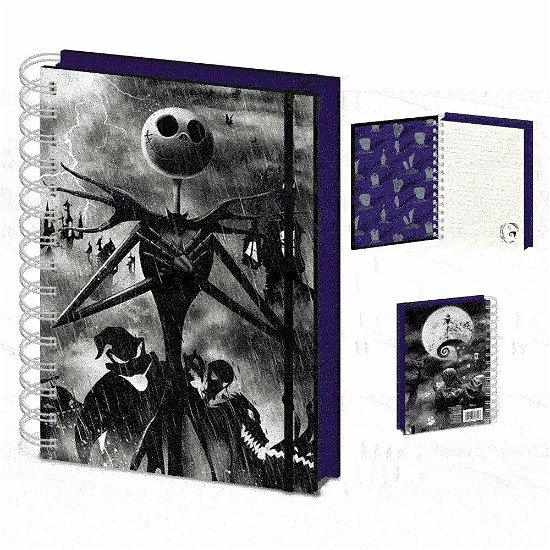 Nightmare Before Christmas: Seriously Spooky 3D Cover A5 Notebook (Quaderno) - Toys & Gamers - Merchandise -  - 5051265726452 - 