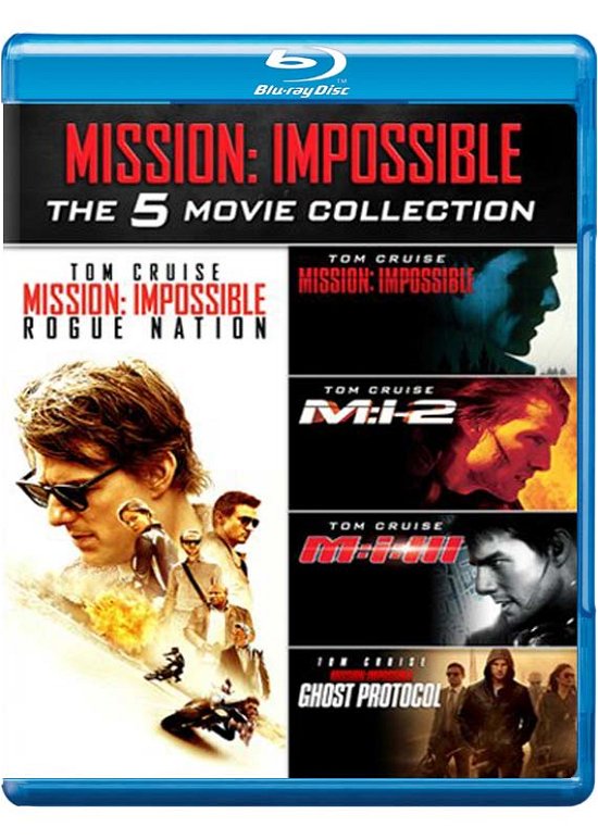 Cover for Mission Impossible 1-5 (Blu-ra (Blu-ray) (2015)
