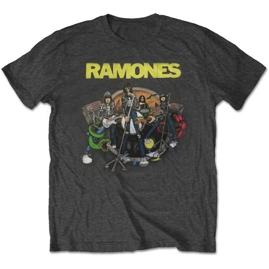 Cover for Ramones · Ramones Unisex T-Shirt: Road to Ruin (T-shirt) [size L] [Grey - Unisex edition]