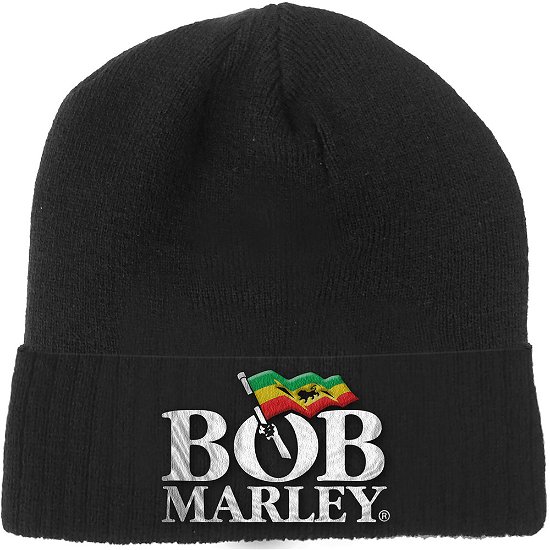 Cover for Bob Marley · Bob Marley Unisex Beanie Hat: Logo (TØJ) [Black - Unisex edition]
