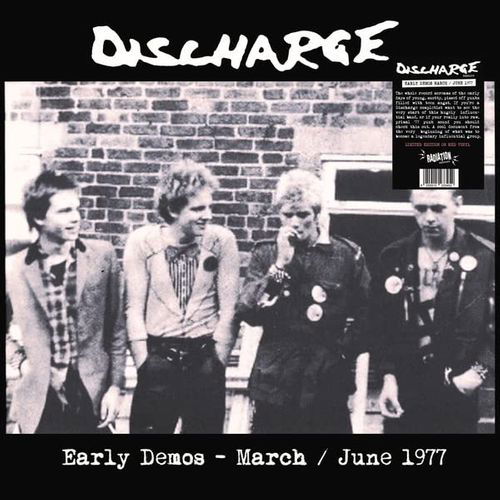 Early Demos - March / June 1977 (Red Vinyl) - Discharge - Musiikki - RADIATION REISSUES - 8055515233452 - perjantai 29. heinäkuuta 2022