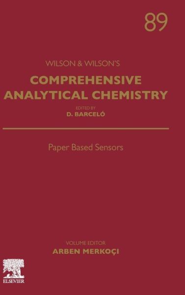 Cover for Paper Based Sensors - Comprehensive Analytical Chemistry (Hardcover Book) (2020)