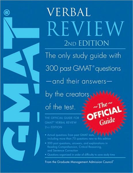 Cover for Gmac · GMAT Verbal Review, 2nd Edition (Book) [2 Rev edition] (2009)