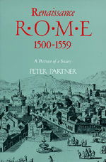 Cover for Peter Partner · Renaissance Rome 1500-1559: A Portrait of a Society (Paperback Book) (1980)