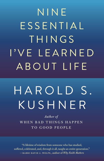 Cover for Harold S. Kushner · Nine Essential Things I've Learned About Life (Paperback Book) (2016)