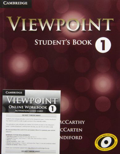 Cover for Michael McCarthy · Viewpoint Level 1 Blended Online Pack (Student's Book and Online Workbook Activation Code Card) - Viewpoint (Bok) [Pap / Psc edition] (2012)