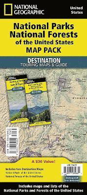 Cover for National Geographic Maps · National Parks &amp; National Forest of the Us [Map Pack Bundle] - National Geographic Destination Map (Map) [2023rd edition] (2024)
