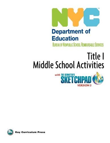 Cover for Key Curriculum Press · Nyc Title 1 Middle School Activities with the Geometer's Sketchpad V5 (Paperback Bog) (2011)