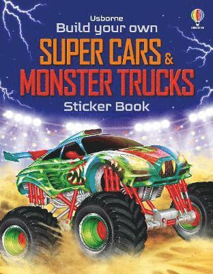 Cover for Simon Tudhope · Build Your Own Super Cars and Monster Trucks Sticker Book - Build Your Own Sticker Book (Paperback Book) (2024)