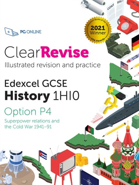 Cover for PG Online · ClearRevise Edexcel GCSE History 1HI0 Superpower relations and the Cold War (Pocketbok) (2022)
