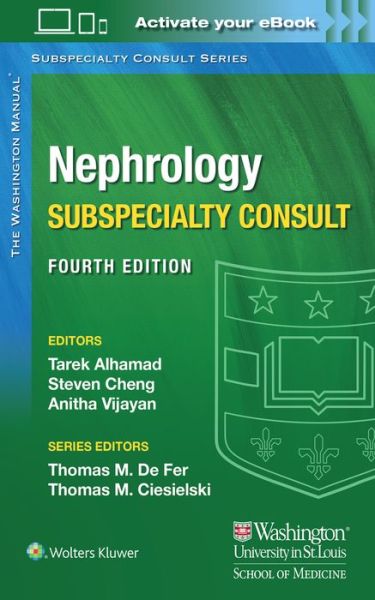 Cover for Alhamad, Dr. Tarek, MD · Washington Manual Nephrology Subspecialty Consult - The Washington Manual Subspecialty Consult Series (Paperback Book) (2020)