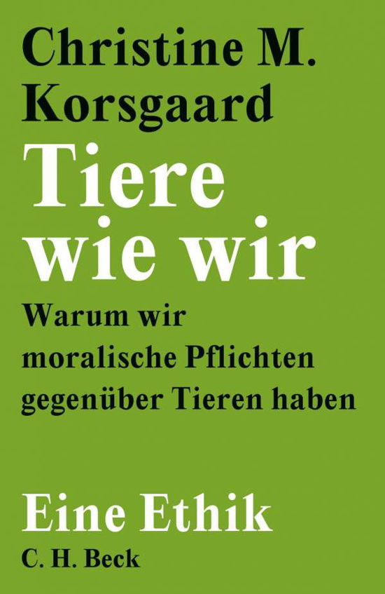 Cover for Korsgaard · Tiere wie wir (Bok)