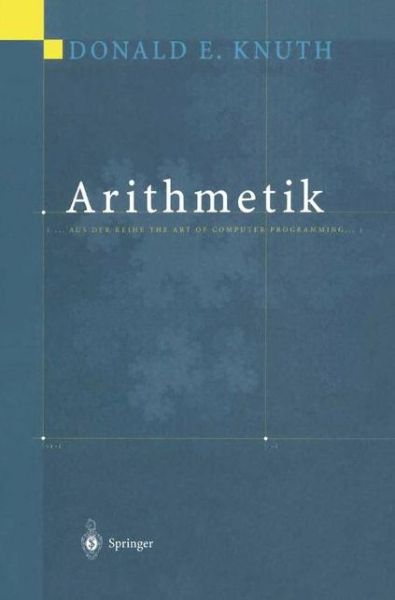 Cover for Donald E. Knuth · Arithmetik (Hardcover Book) [2001 edition] (2001)