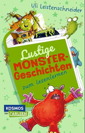 Cover for Uli Leistenschneider · Lustige Monster-Geschichten zum Lesenlernen: Spinnengift und Krötenschleim, Monsterfalle (Paperback Book) (2022)