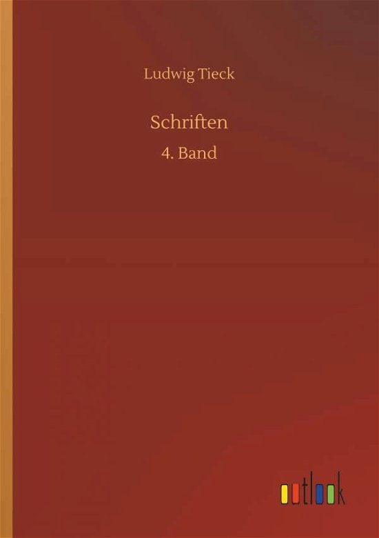Cover for Tieck · Schriften (Book) (2018)