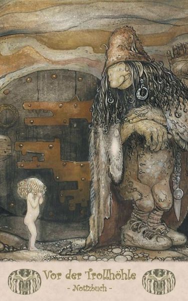 Cover for Elizabeth M Potter · Vor der Trollhoehle - Notizbuch (Trolle und Goblins): Notebook, Fantasy, Fantasie, Fee, Marchen, Saga, Sage, nordisch, Elfen, verzaubert, Zauber, Meerjungfrau, Einhorn, Riese, Prinz, Prinzessin, Burg, Wald, Postkarten, sammeln, Original, Post, Briefmarke, (Paperback Book) (2018)