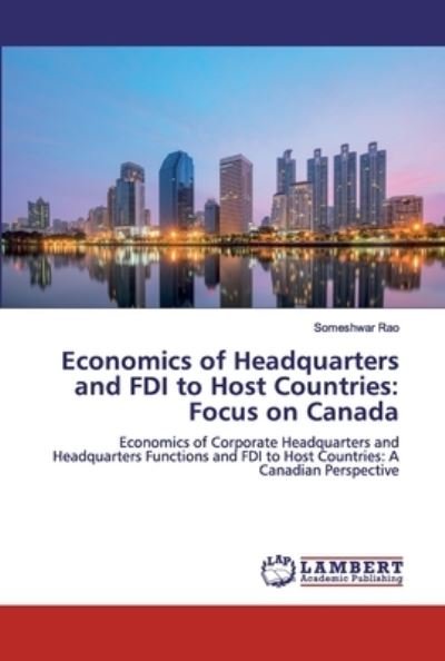 Cover for Rao · Economics of Headquarters and FDI t (Bok) (2019)