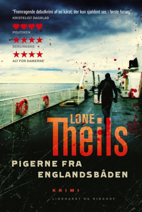 Cover for Lone Theils · Pigerne fra Englandsbåden (Sewn Spine Book) [1º edição] (2015)