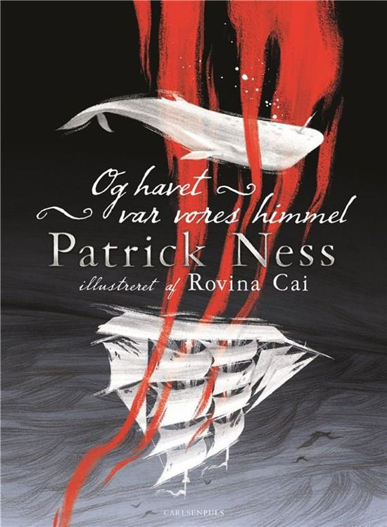 Cover for Patrick Ness · Og havet var vores himmel (Innbunden bok) [1. utgave] (2018)