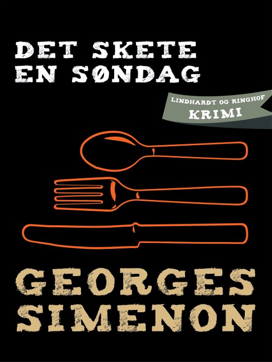 Cover for Georges Simenon · Det skete en søndag (Sewn Spine Book) [1er édition] (2018)