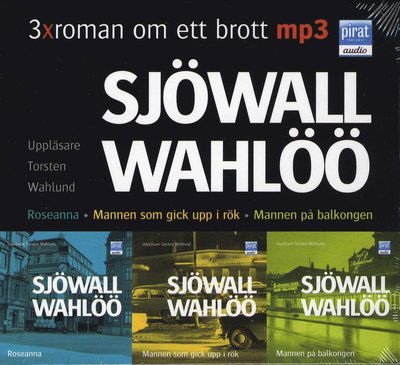 Cover for Sjöwall Wahlöö · Roman om ett brott: 3 x Roman om ett brott : Roseanna ; Mannen som gick upp i rök ; Mannen på balkongen (Płyta CD z plikami MP3) (2008)