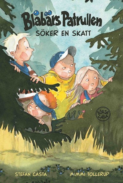 Cover for Stefan Casta · Blåbärspatrullen söker en skatt (Bound Book) (2023)