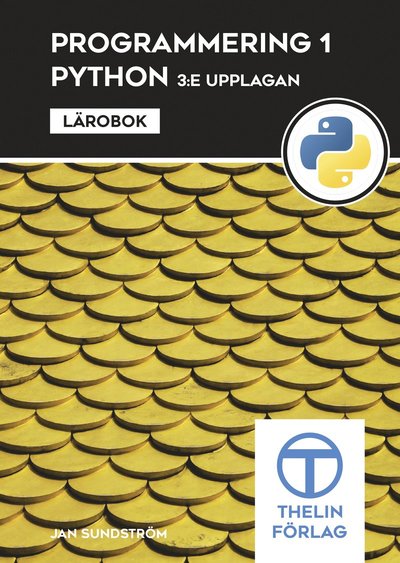 Cover for Jan Sundström · GY2011: Programmering 1 med Python - Lärobok (Spiral Book) (2016)