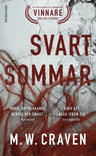 Cover for M. W. Craven · Svart sommar (Pocketbok) (2022)